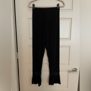 La Perla sheer black sleep pants